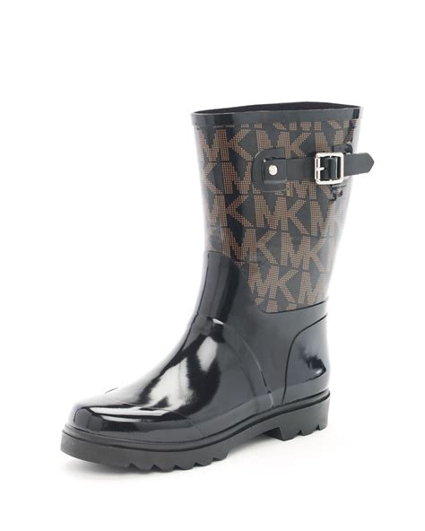 michael kors short rain boot